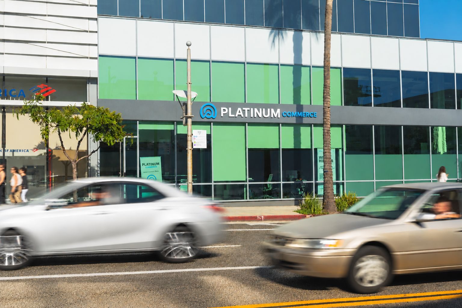 The Platinum Commerce storefront on Beverly Drive