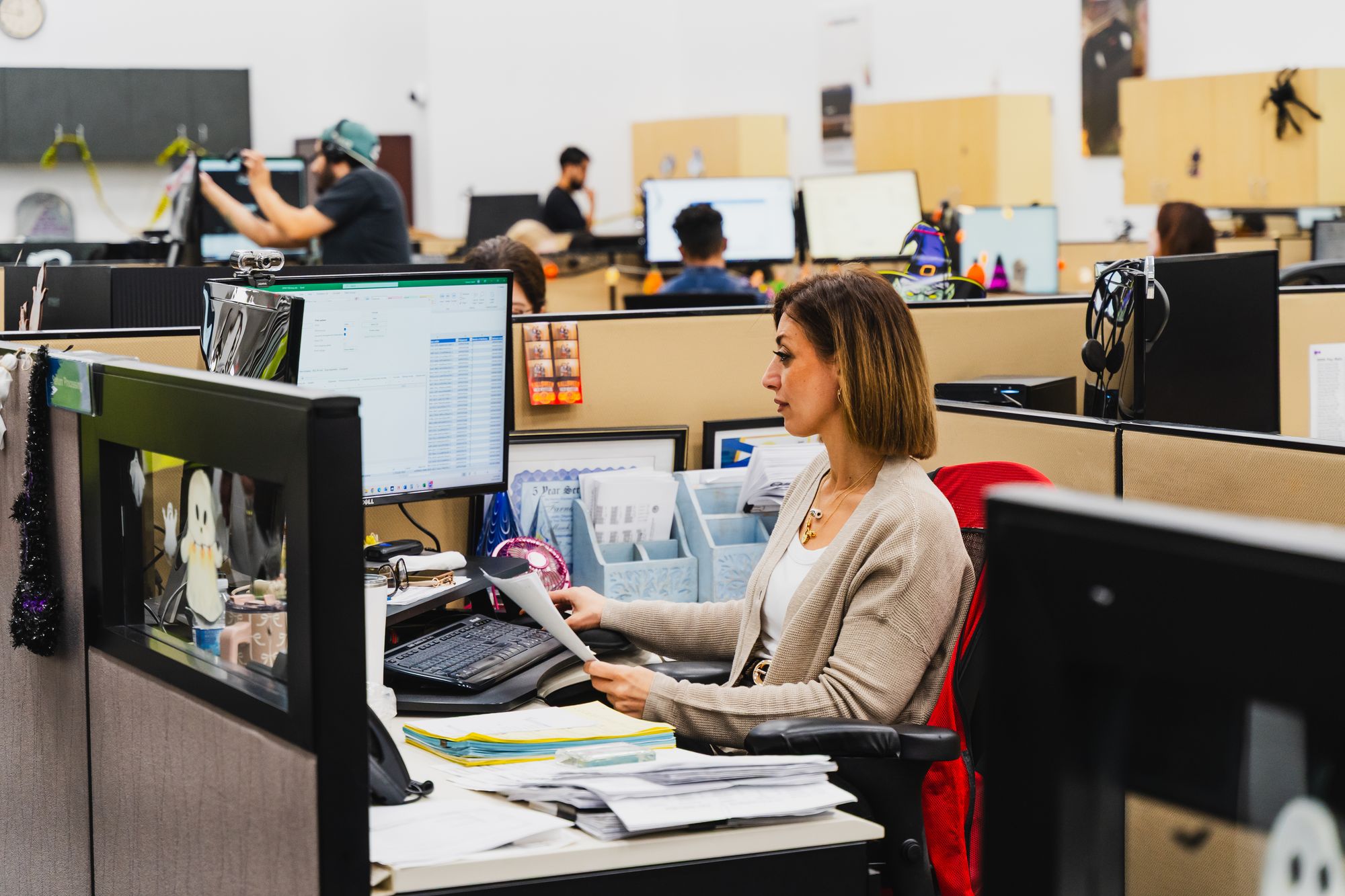 The operations team handling returns and support